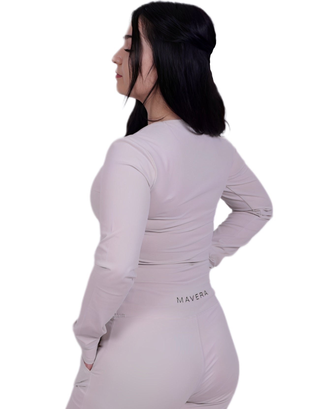 Flow Soul Activewear Top – Beige | Breathable, Sustainable & Luxe Fit for Yoga & Athleisure