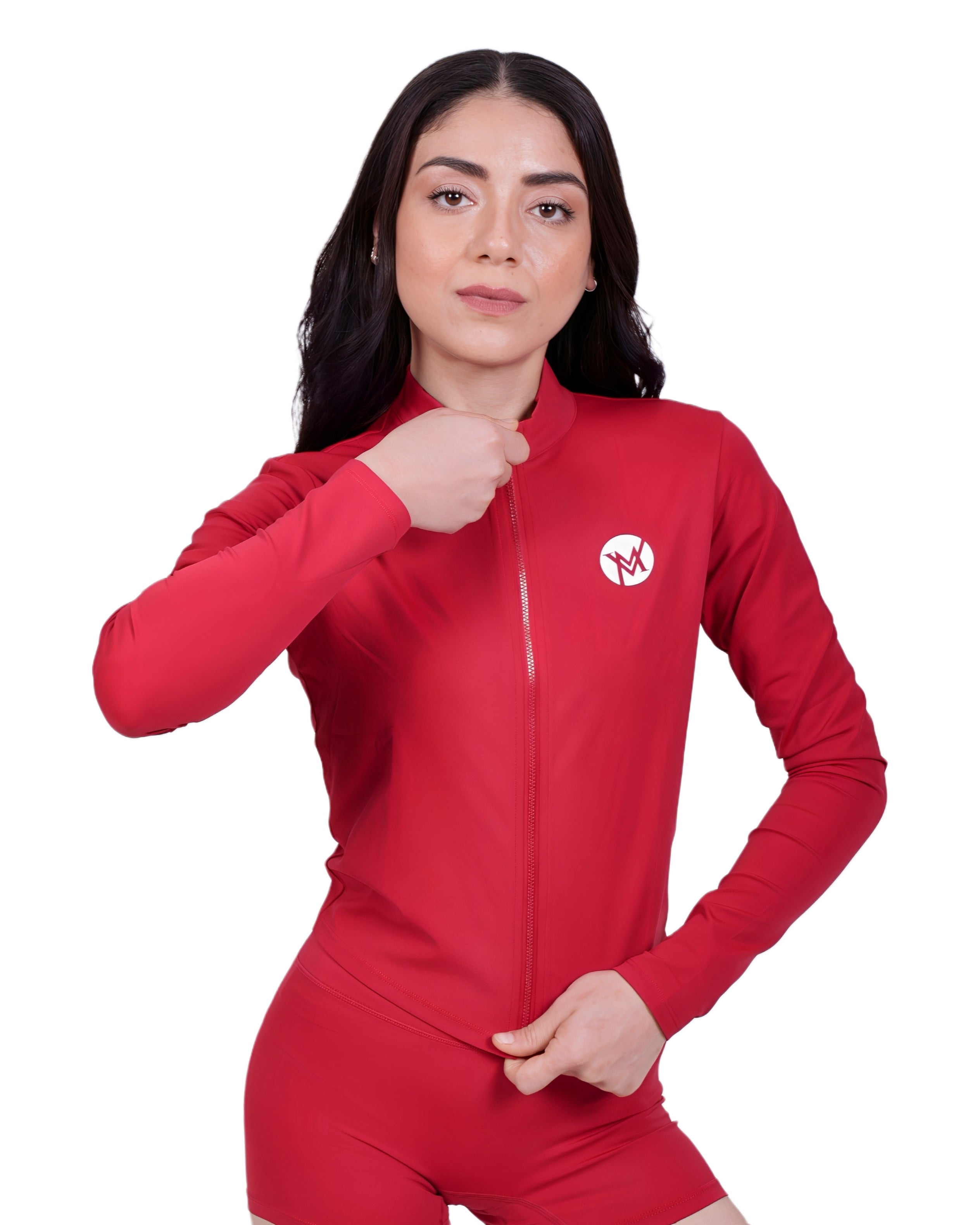 Second Skin™ Sportjacke Black – Figurformend & Schweißableitend