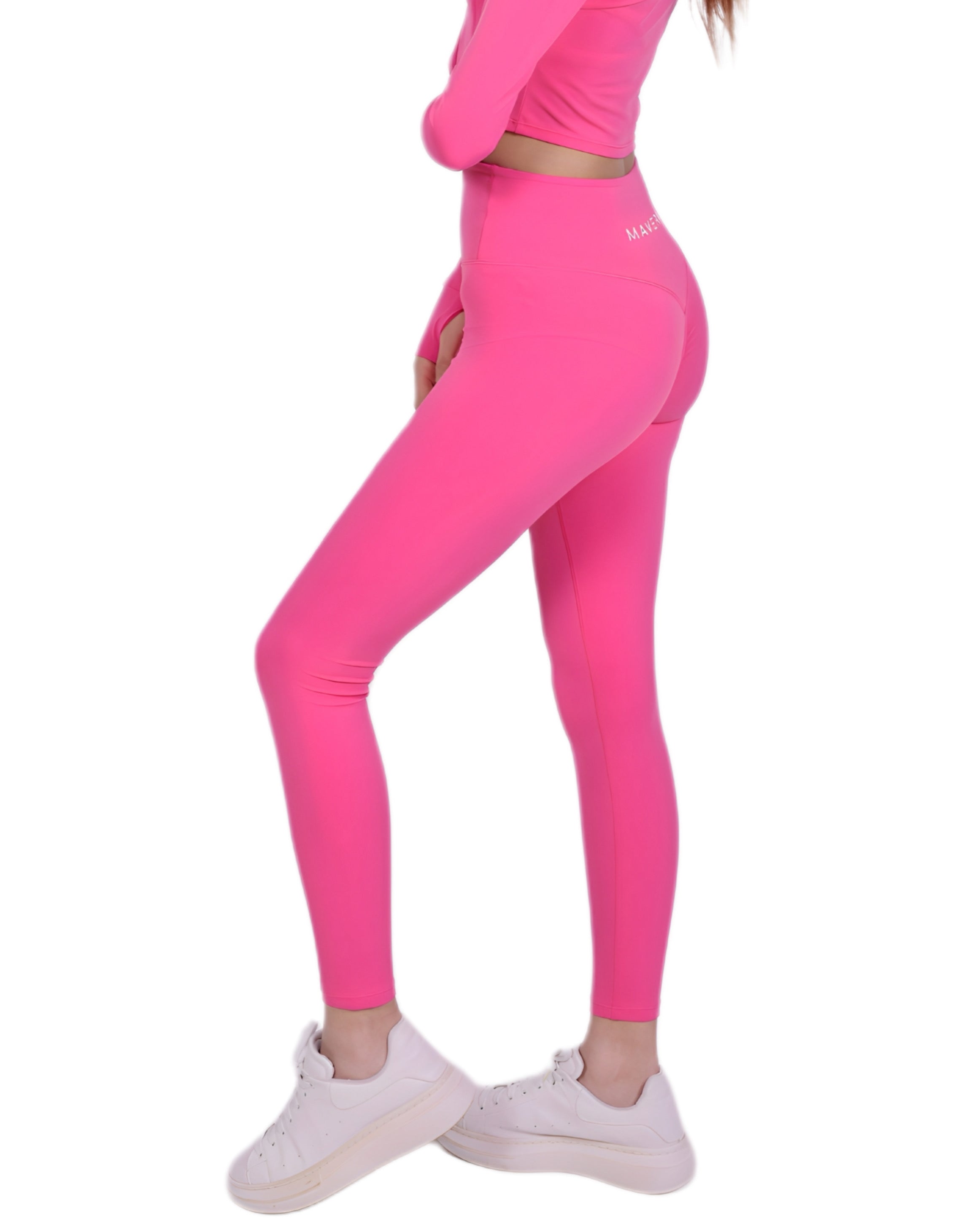 Zip Into Motion™ Leggings HotPink – Figurbetont & Flexibel