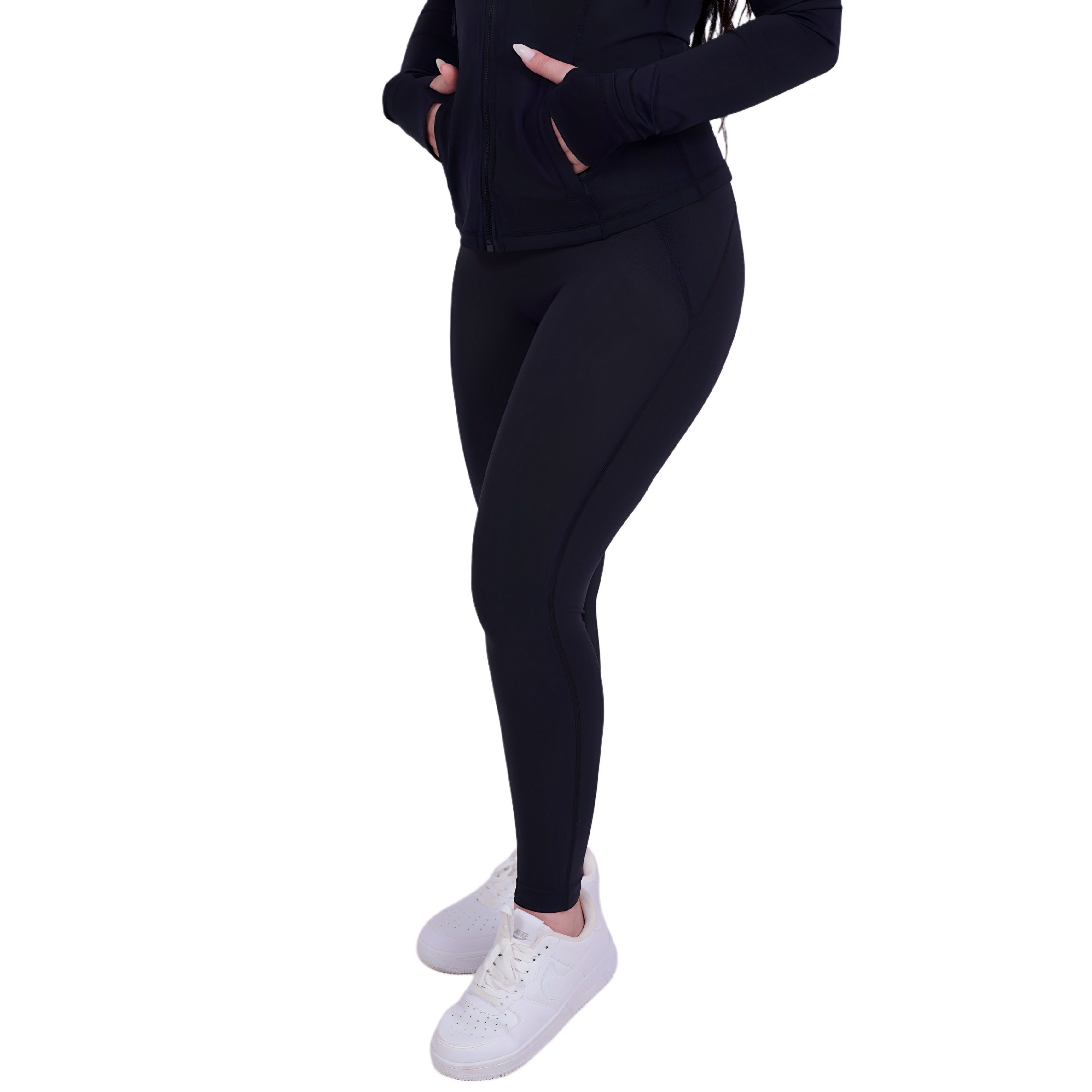 Sharp Fit™ Leggings Black – Figure-hugging & flexible