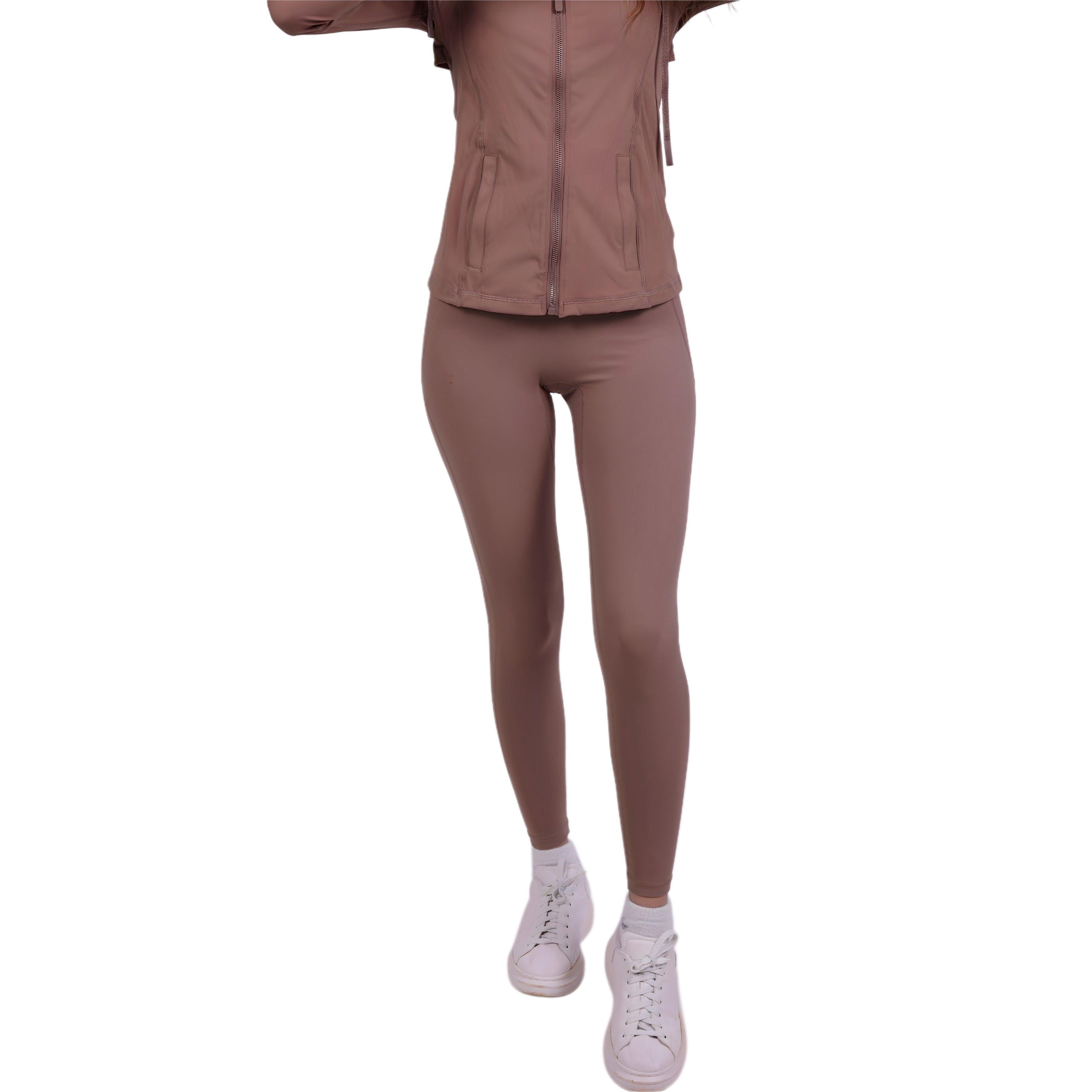 Sharp Fit™ Leggings Brown – Figurbetont & Flexibel