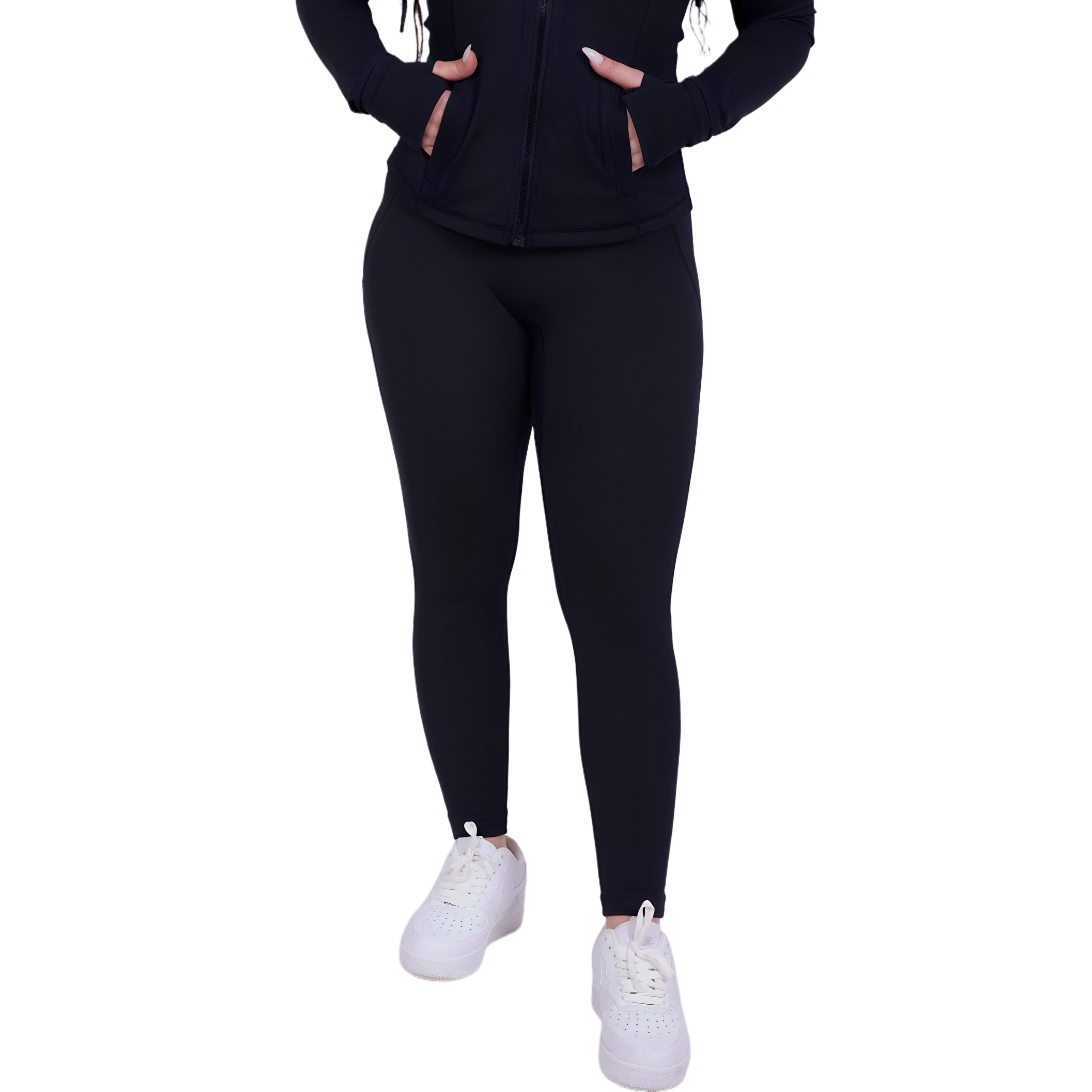 Sharp Fit™ Leggings Black – Figure-hugging & flexible