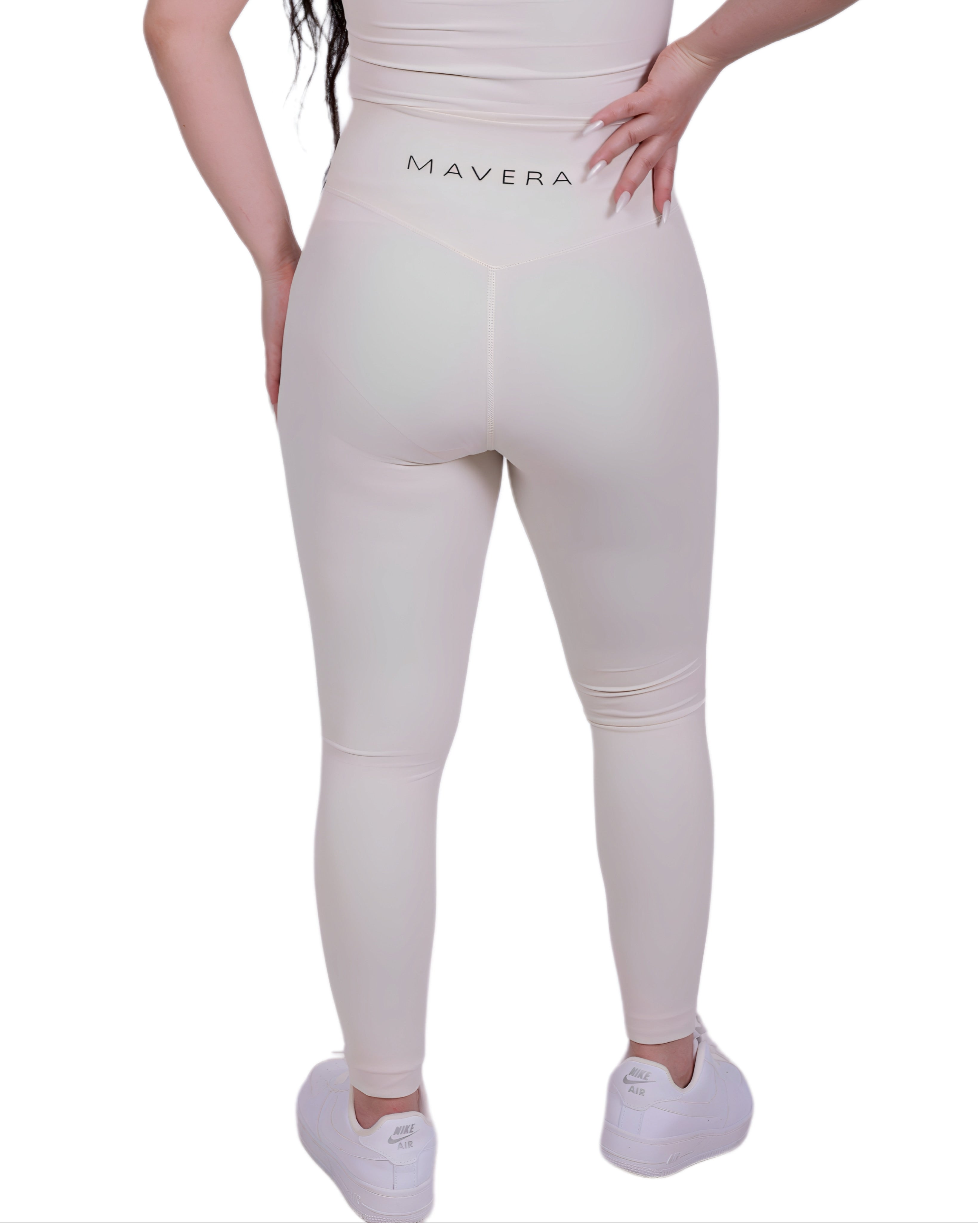Second Skin™ Leggings Ivory – Figurbetont & Flexibel