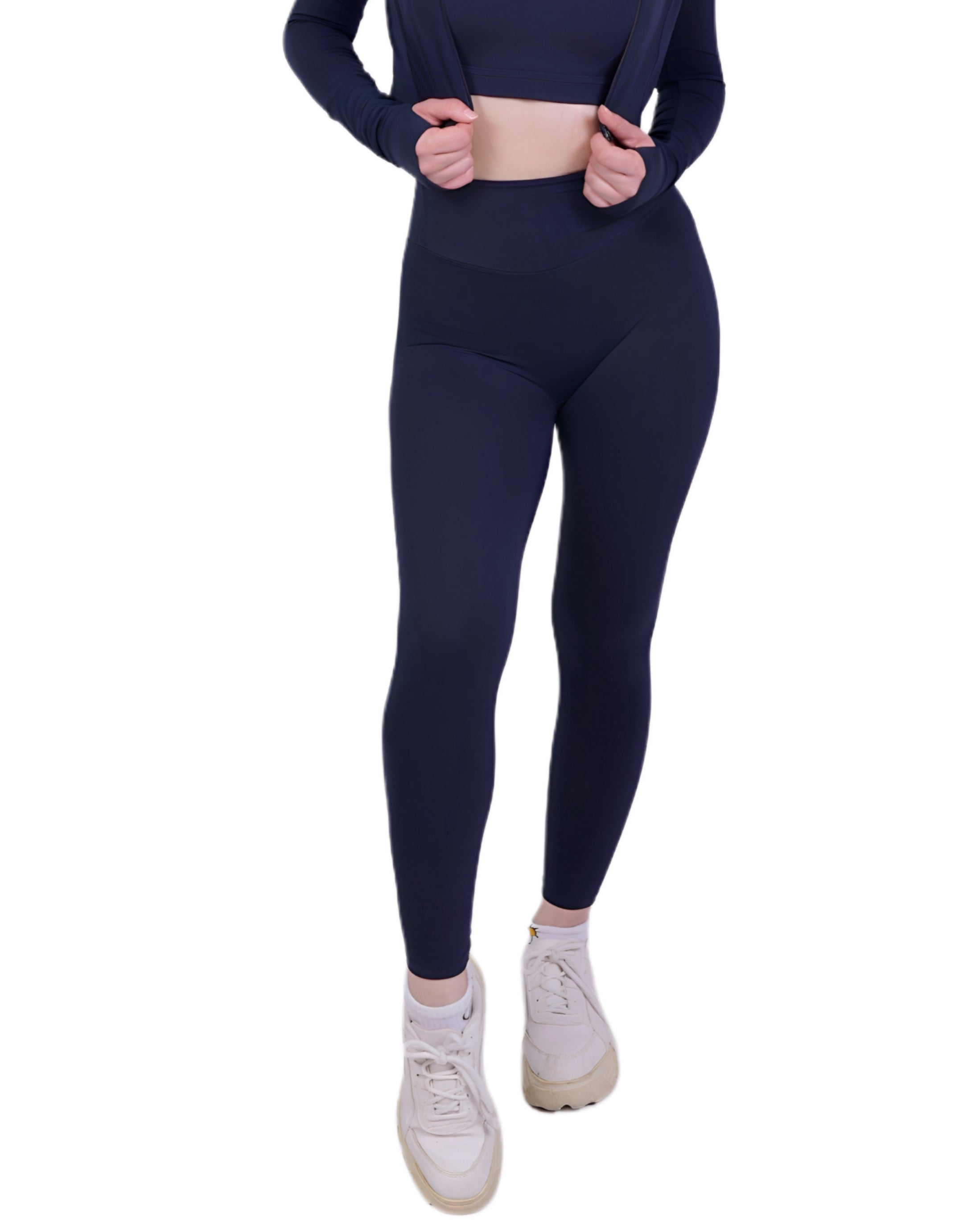 Zip Into Motion™ Leggings Navyblue – Figurbetont & Flexibel