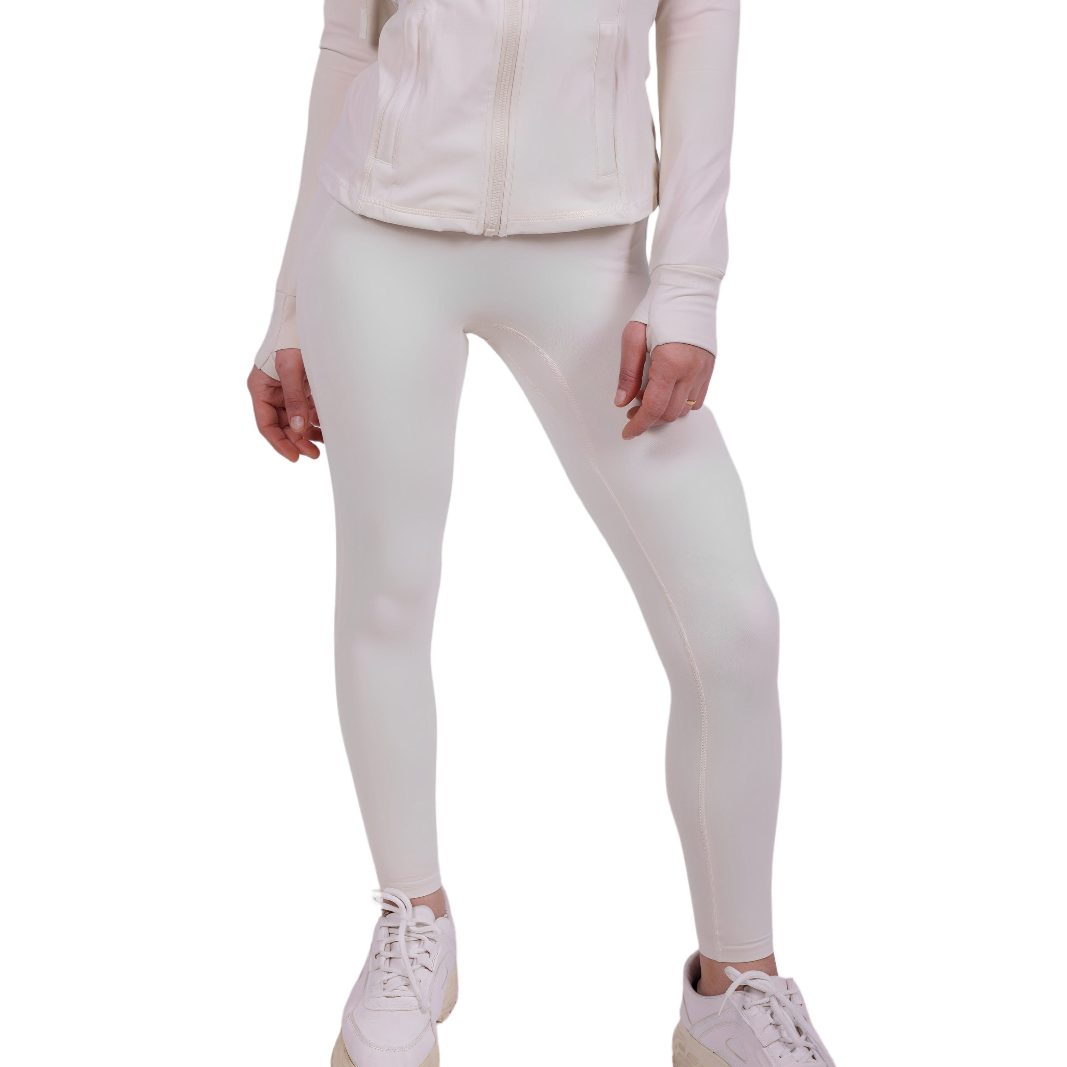 Sharp Fit™ Leggings Ivory – Figurbetont & Flexibel