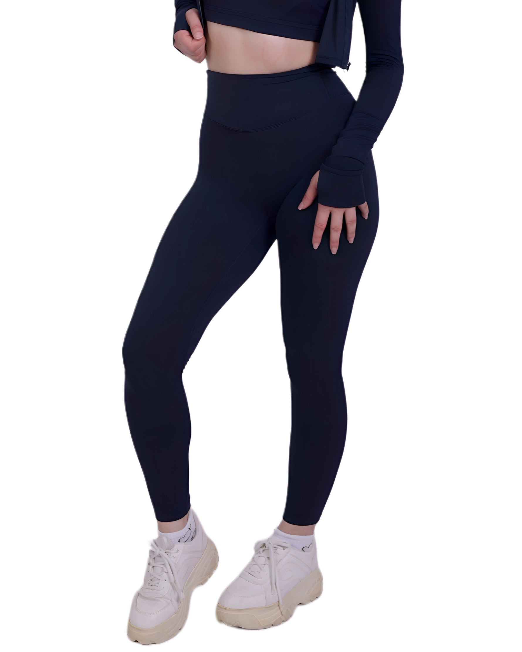 Zip Into Motion™ Leggings Navyblue – Figurbetont & Flexibel