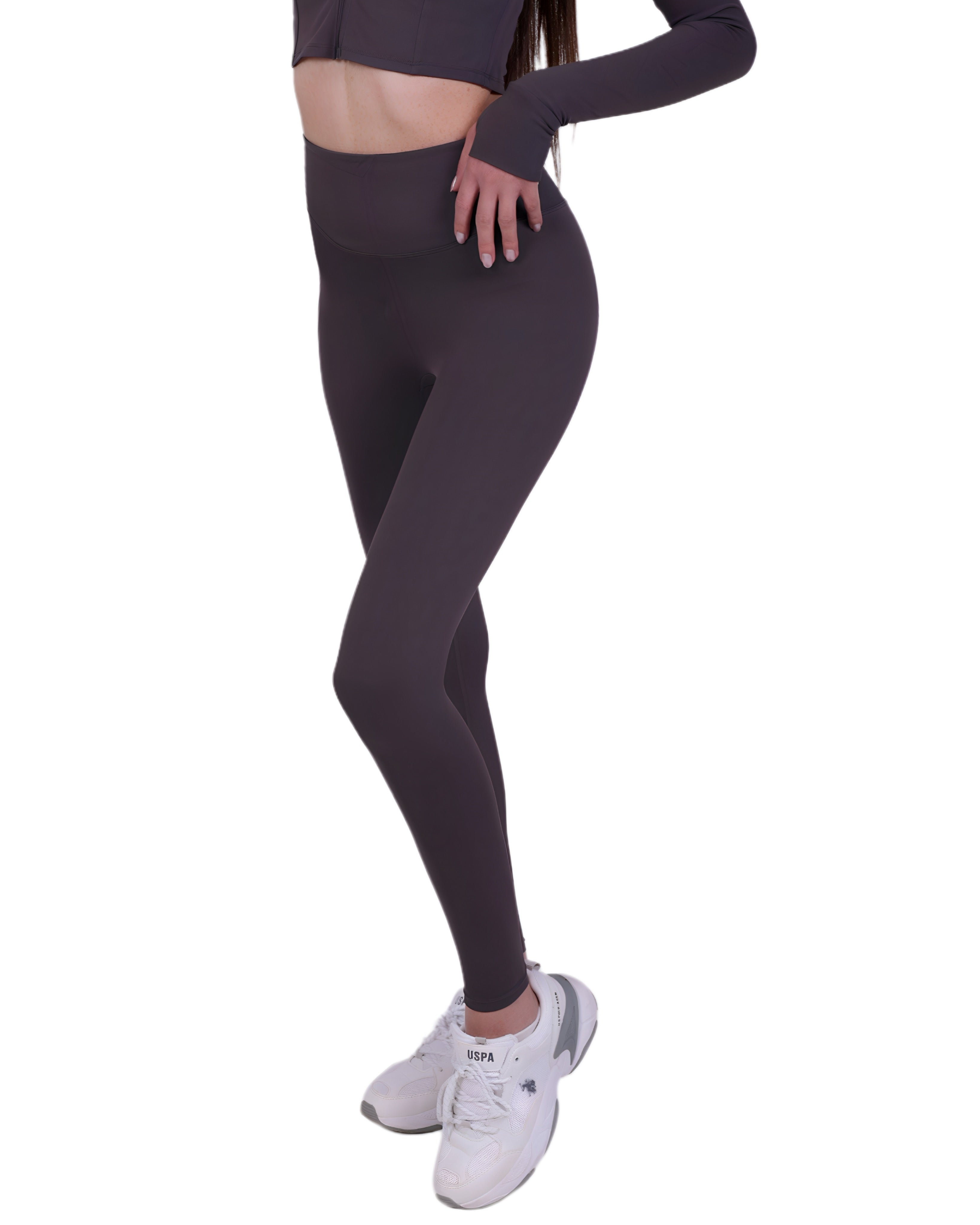 Zip Into Motion™ Leggings Grey – Figurbetont & Flexibel
