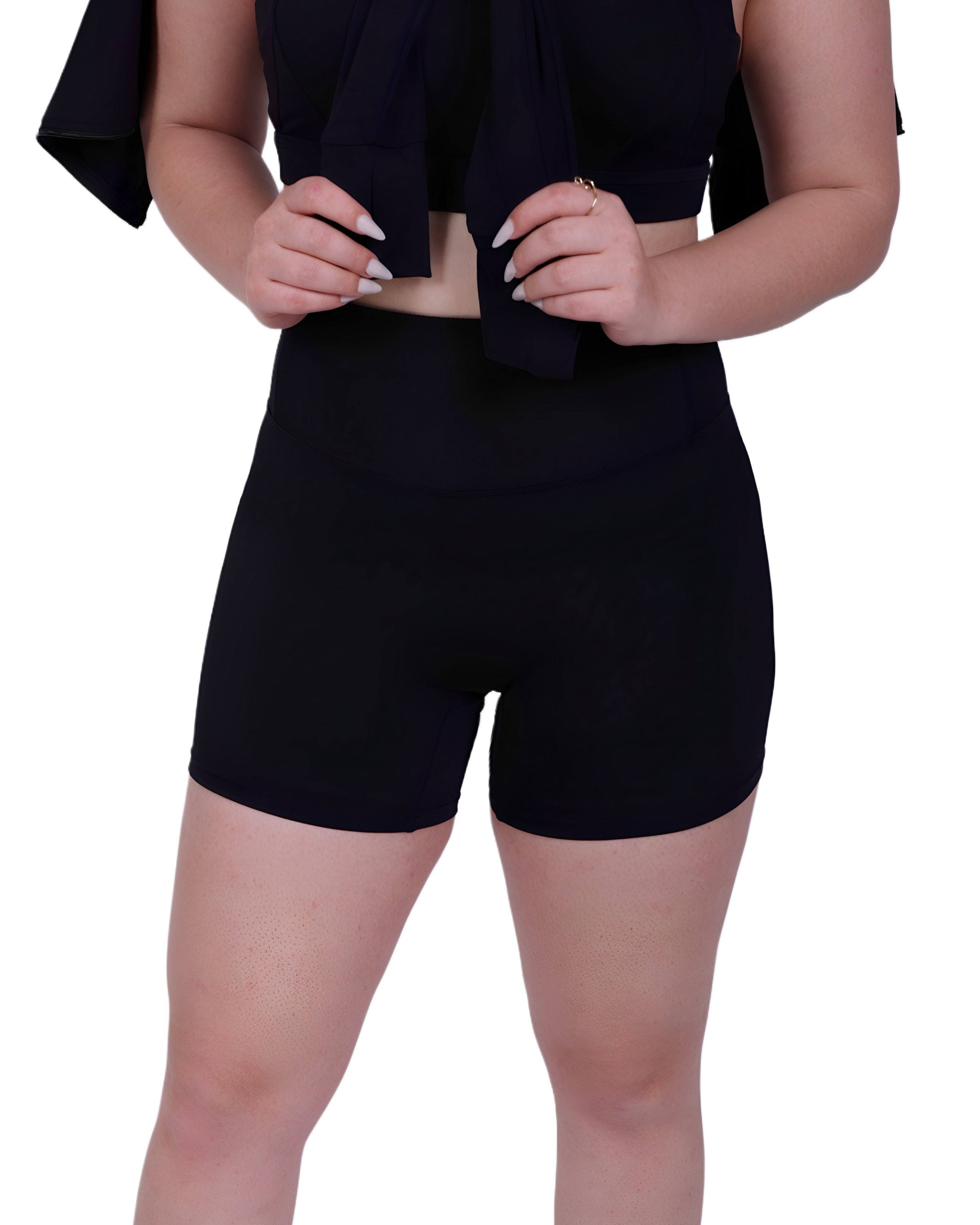 Zip Into Motion™ Shorts Black – Bewegungsfreiheit & Komfort