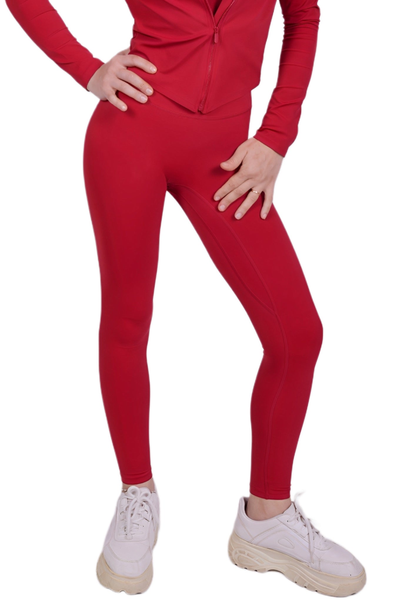 Second Skin™ Leggings Red – Figurbetont & Flexibel