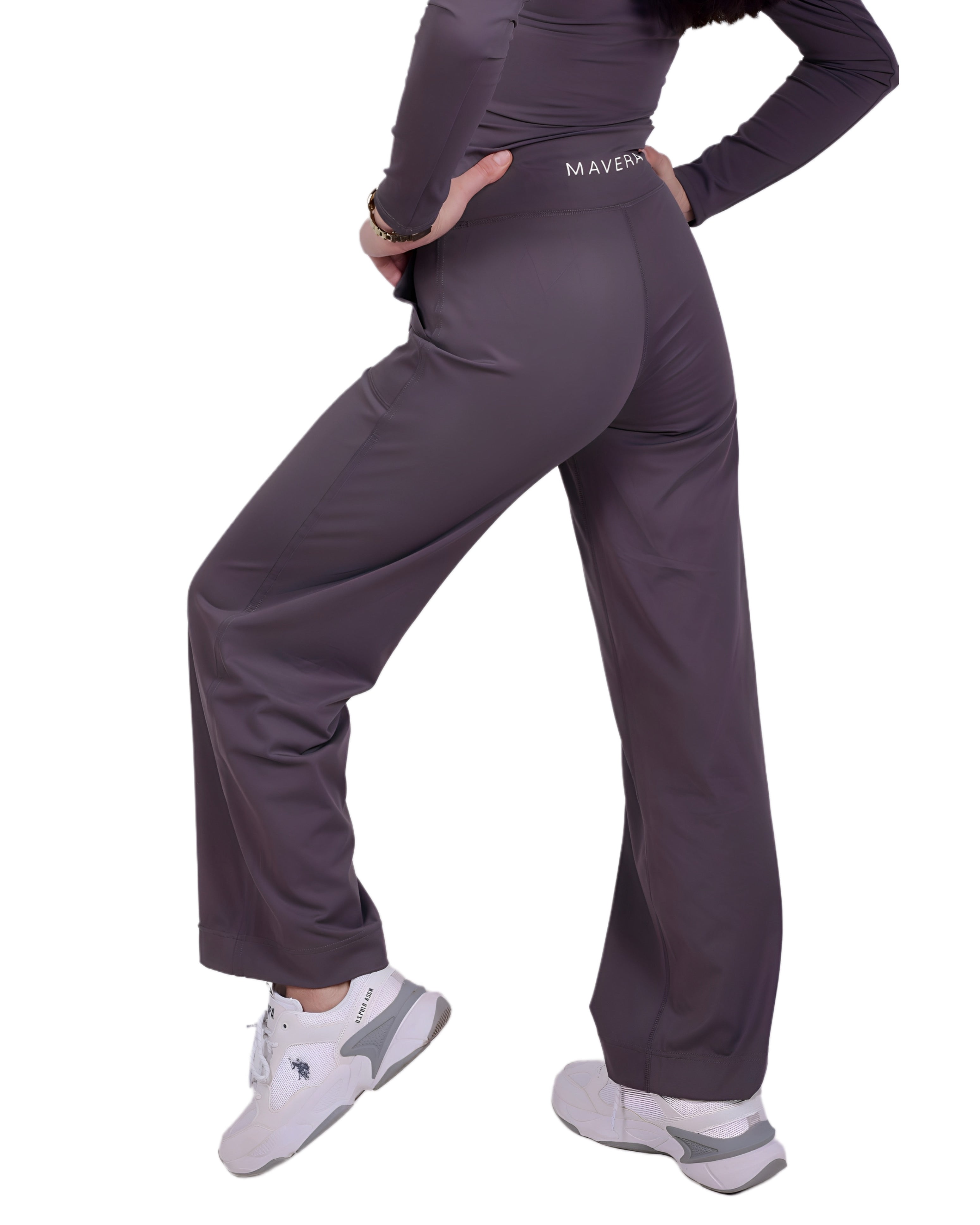 Flow Soul Freizeithose - Gray - Leicht, nachhaltig, ideal für Yoga & Sport & Alltag