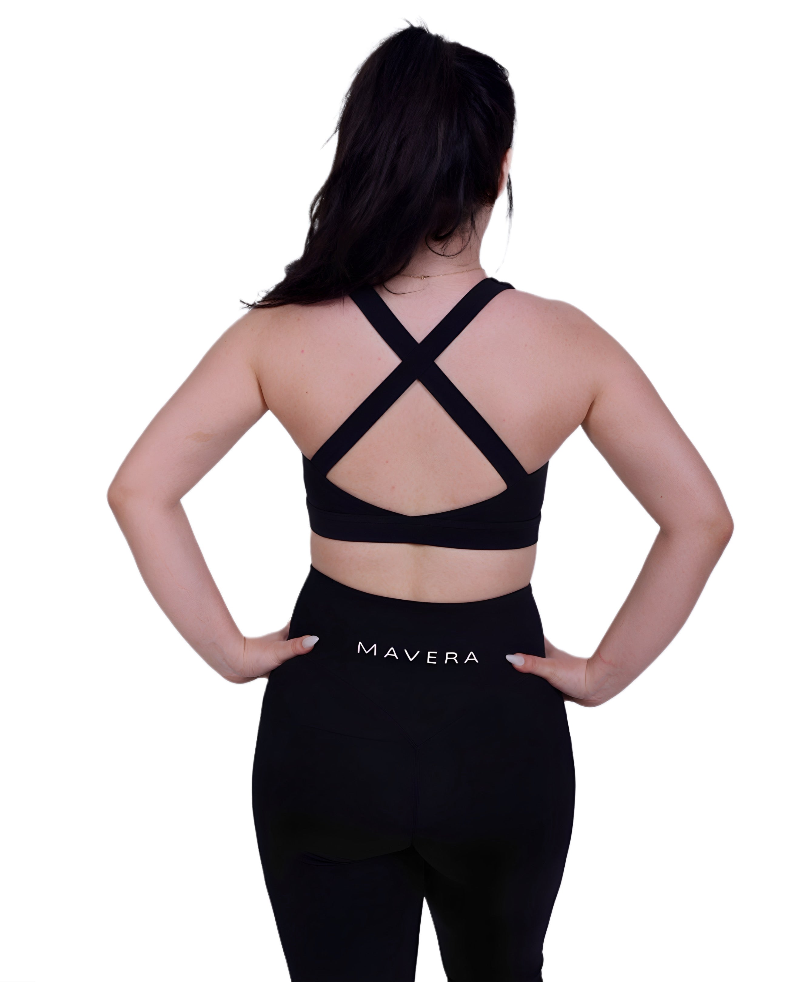 Zip Into Motion™ Sport-Bra Black – Halt & Style