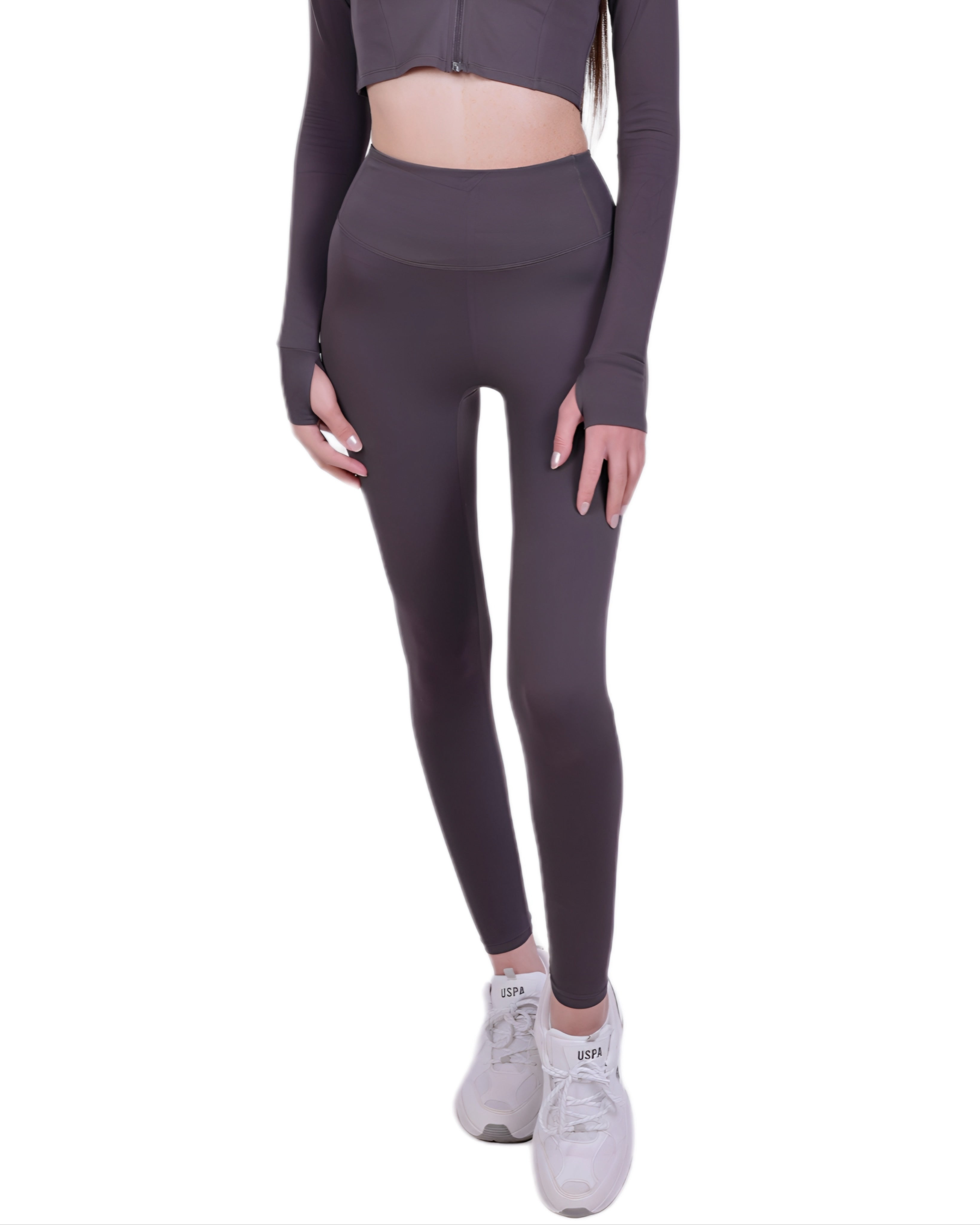 Zip Into Motion™ Leggings Grey – Figurbetont & Flexibel