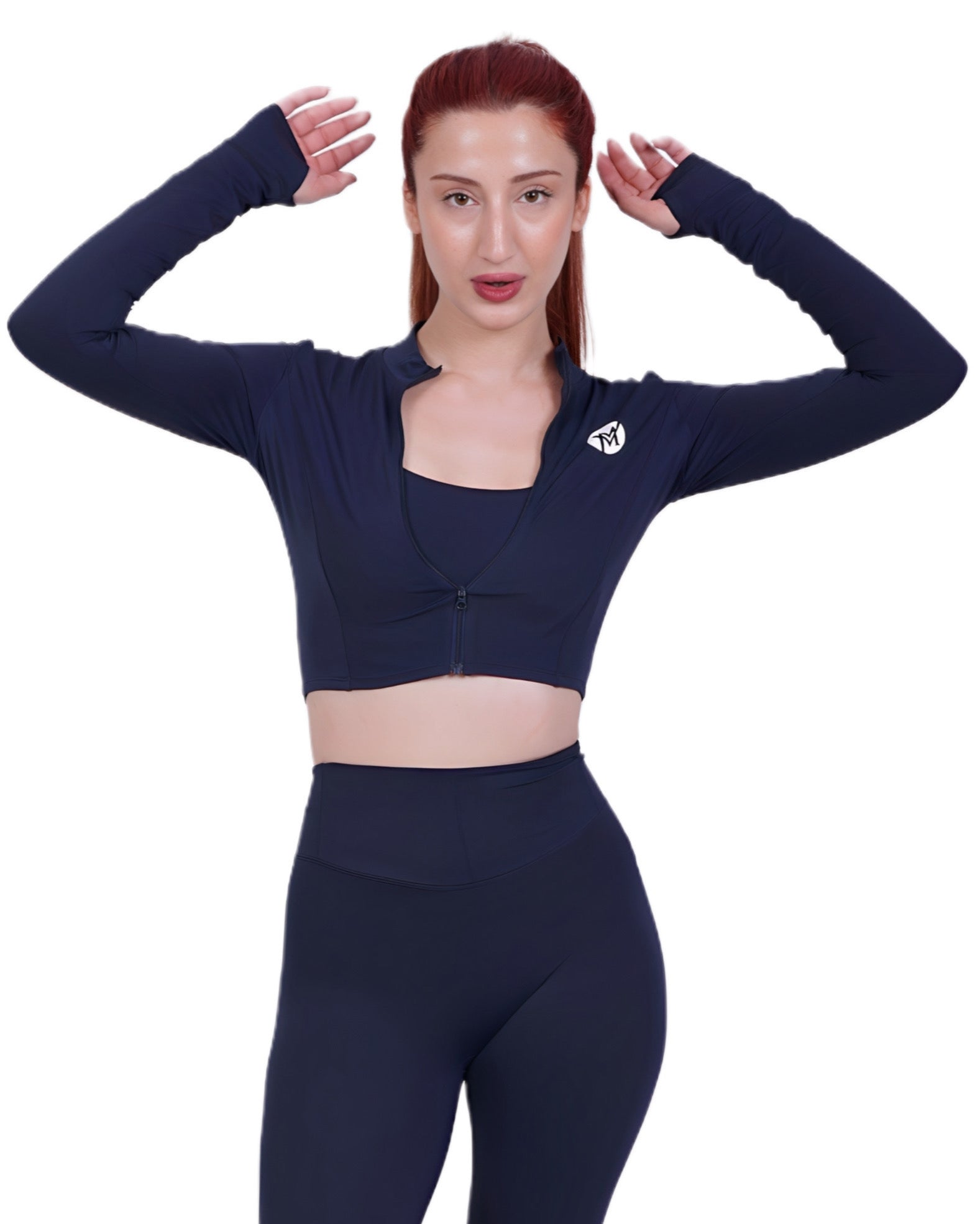 Zip Into Motion™ Sportjacke Navyblue – Leicht & Atmungsaktiv