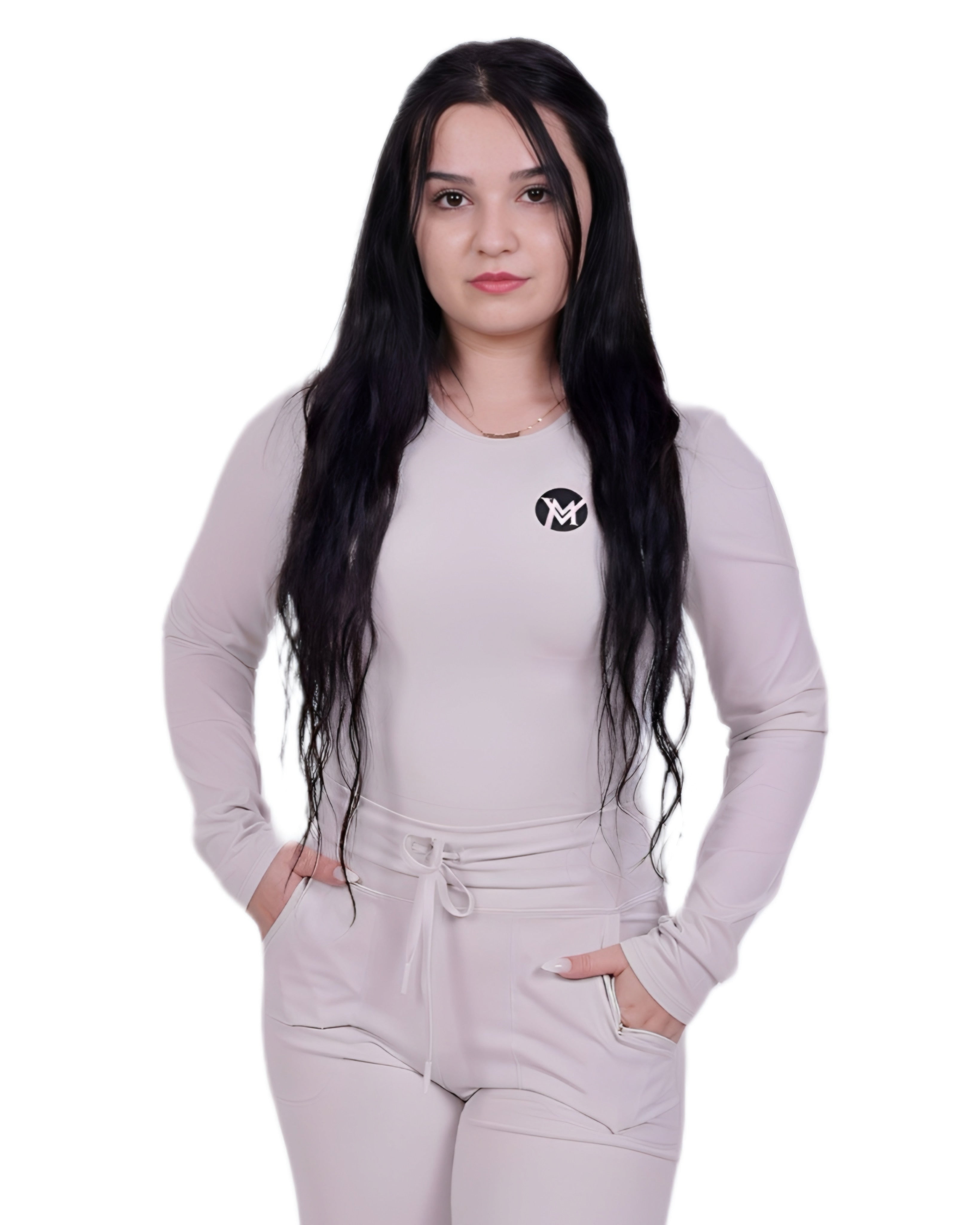 Flow Soul Activewear Top – Beige | Breathable, Sustainable & Luxe Fit for Yoga & Athleisure