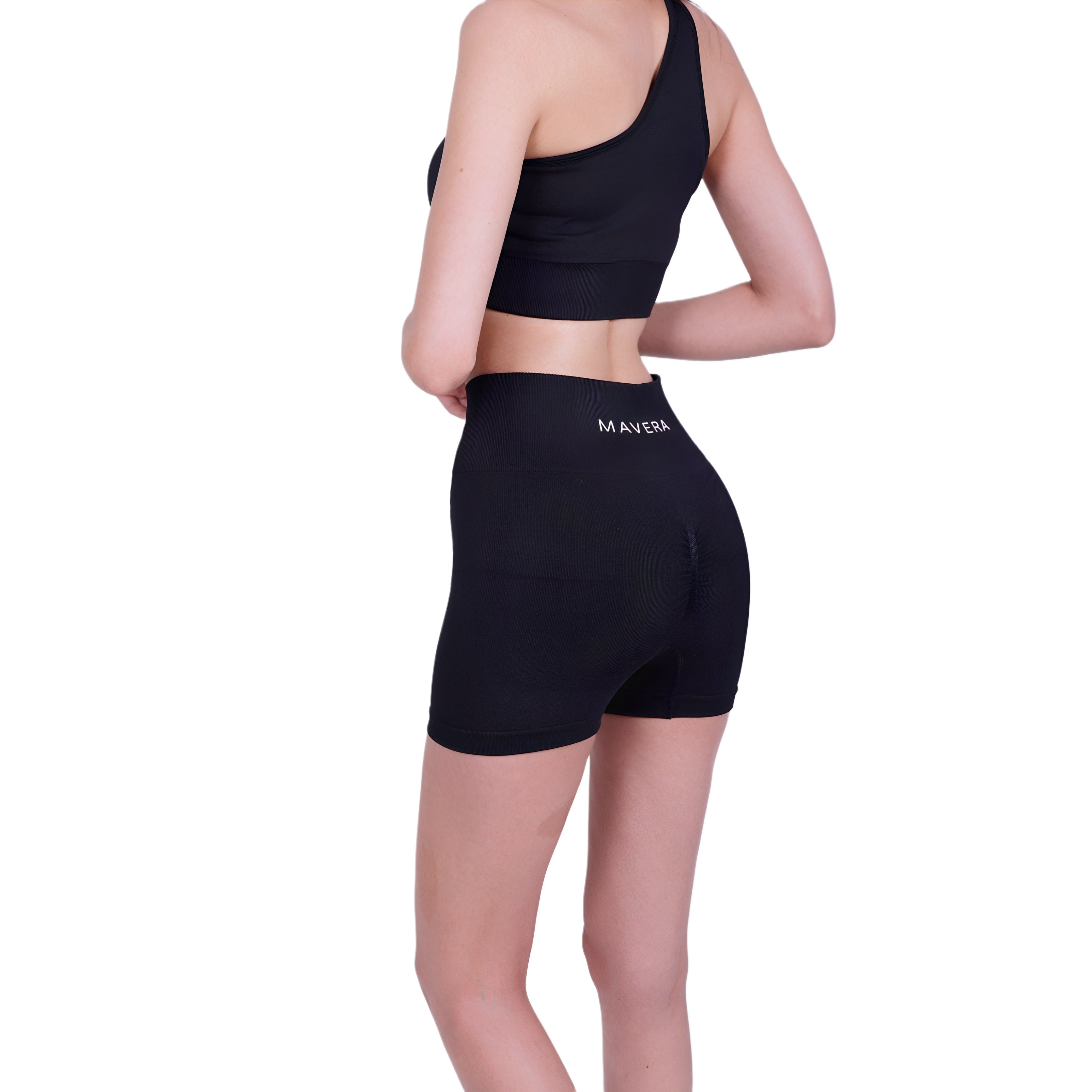 Sweat Scrunch™ Short Black – Seamless & Quick-Dry