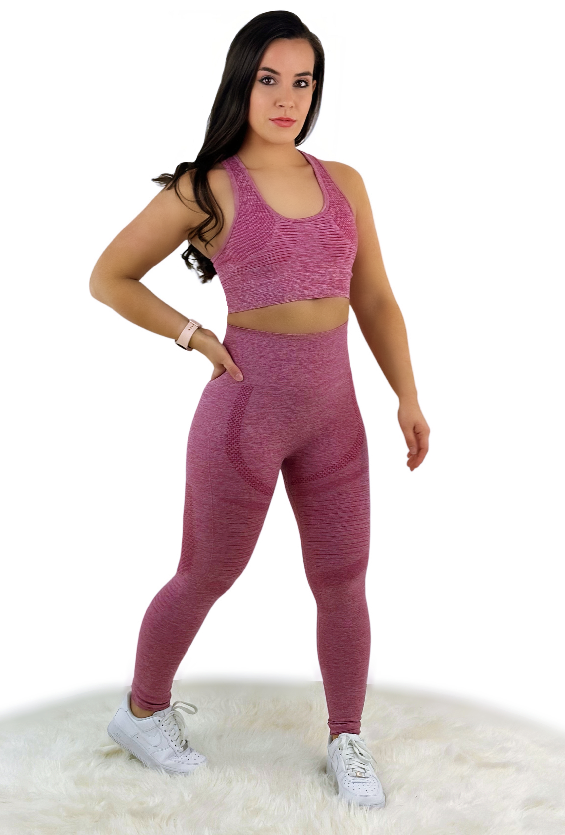 Fanatics Crop Top - Wine Red -	„Sculpting aus Netzgewebe – nahtlos & leistungsstark“