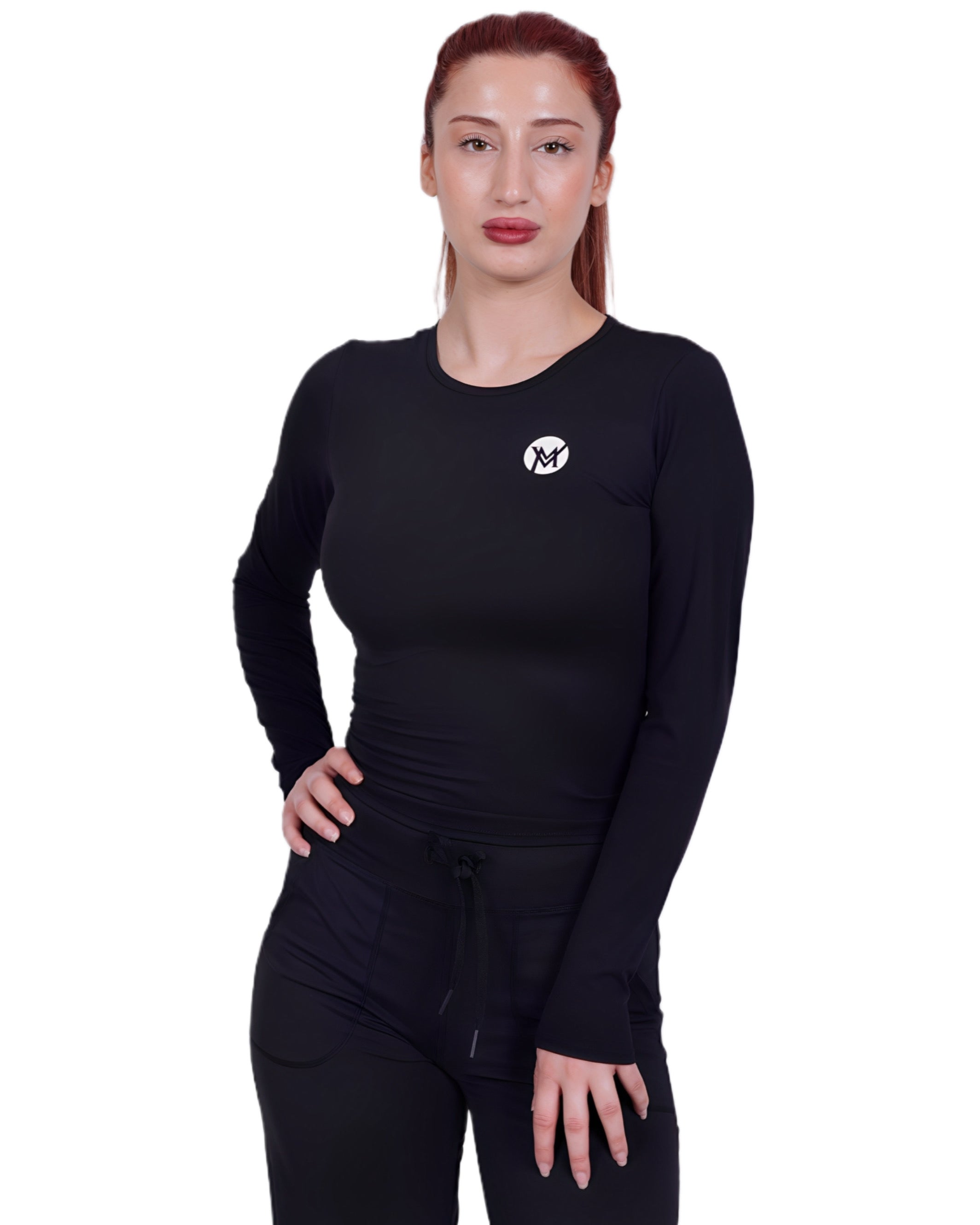 Flow Soul Activewear Top & Pants – Black | Seamless Luxury for Yoga, Fitness & Everyday Athleisure