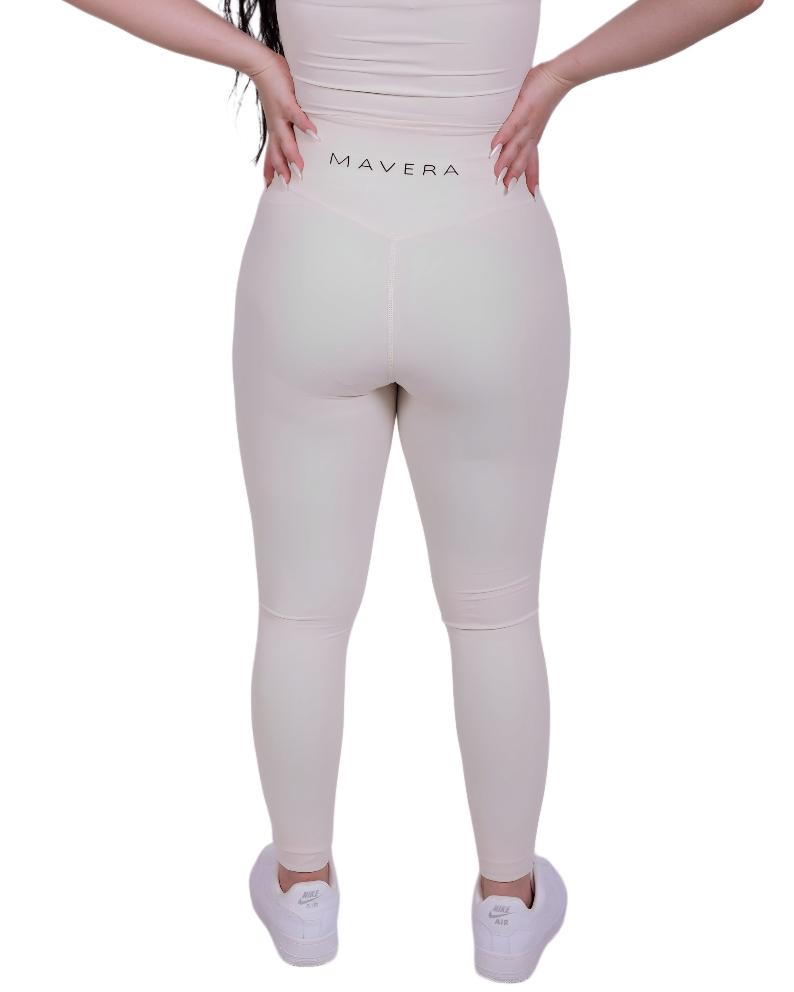 Second Skin™ Leggings Ivory – Figurbetont & Flexibel
