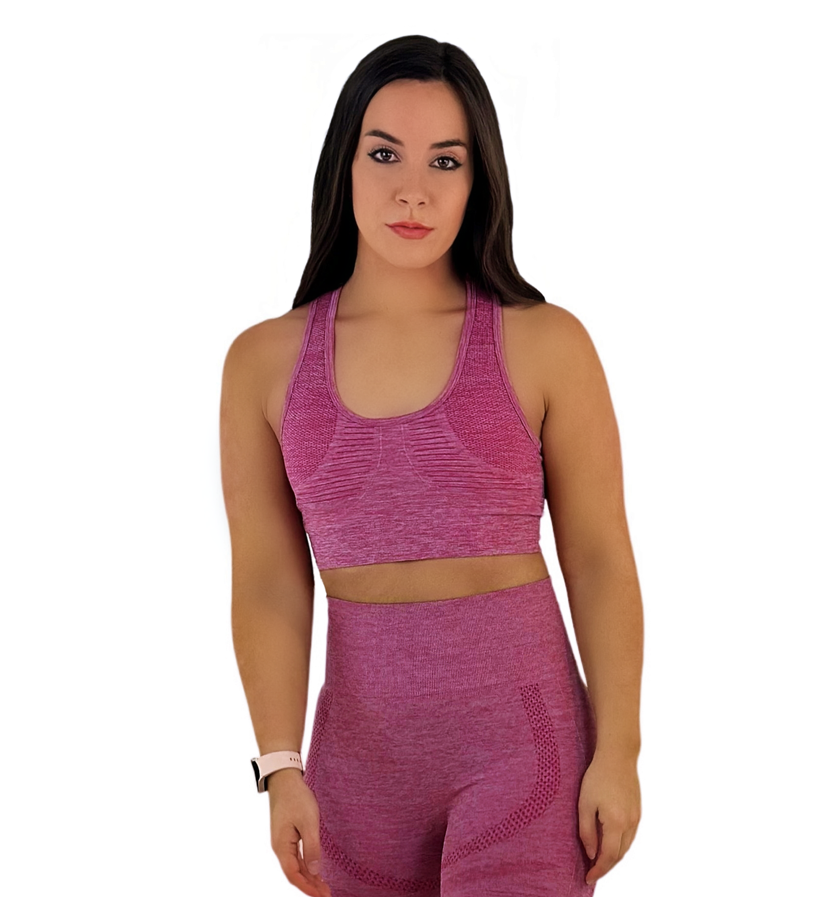 Fanatics Crop Top - Wine Red -	„Sculpting aus Netzgewebe – nahtlos & leistungsstark“