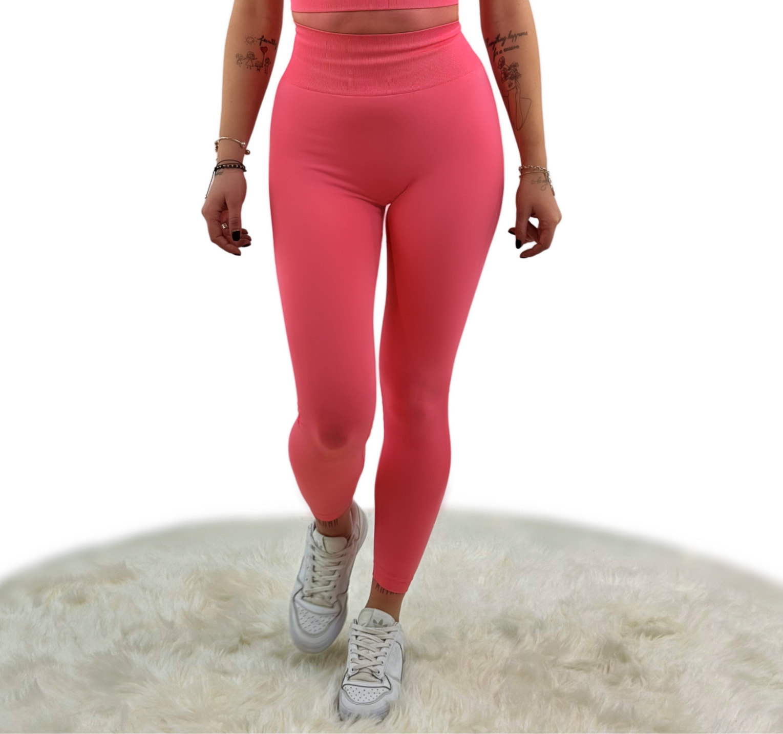 Crushed Legging - Pink - Flexibel & Kraftvoller Stil