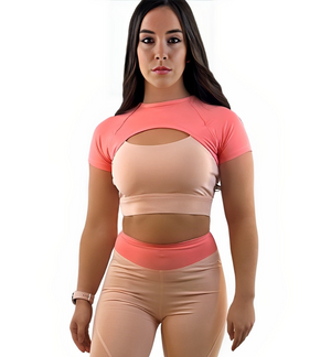Rara Avis Activewear Top – Pink | Seamless, Breathable & Sculpting for Yoga, Fitness & Everyday Athleisure