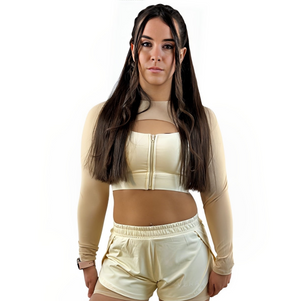 Rara Gear Langarm Top - Khaki - Funktional, figurbetont & maximal flexibel.