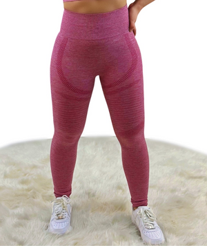 Fananatics Mesh Sport Legging – Wine Red | Breathable, sculpting mesh panel leggings for high-performance & statement style