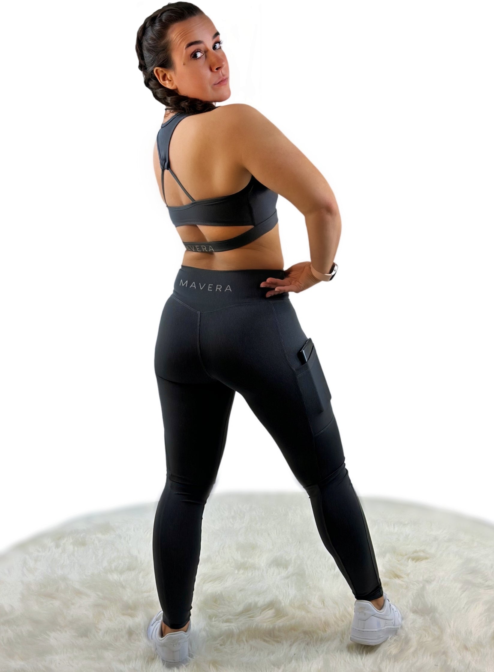 Shalina Sport Top - Carbon Gray - Ideal für Alltag und Training