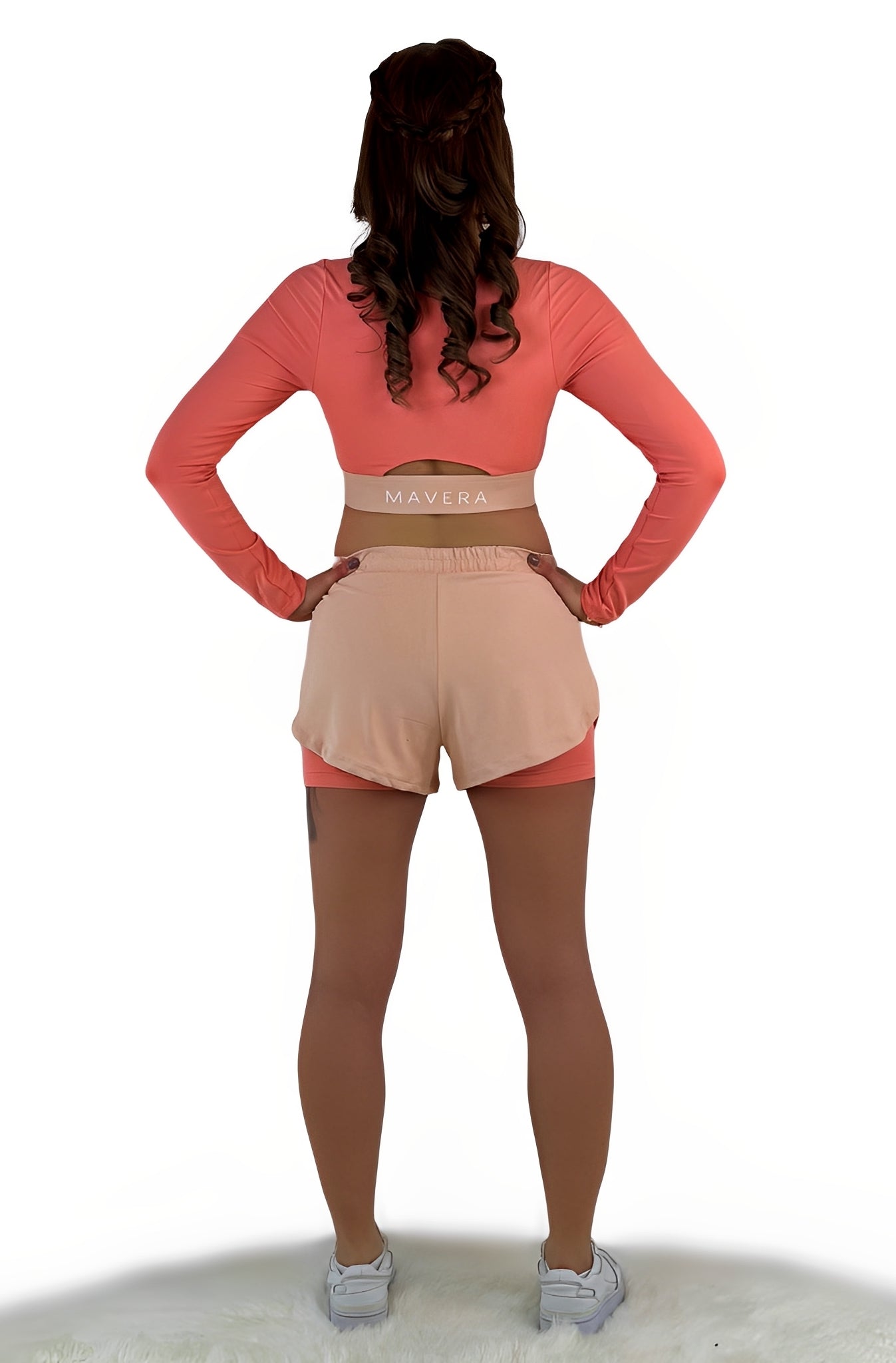 Rara Gear Double Layer Short – Pink | Lightweight, Breathable &amp; Supportive Active Shorts for Running, Training &amp; Athleisure