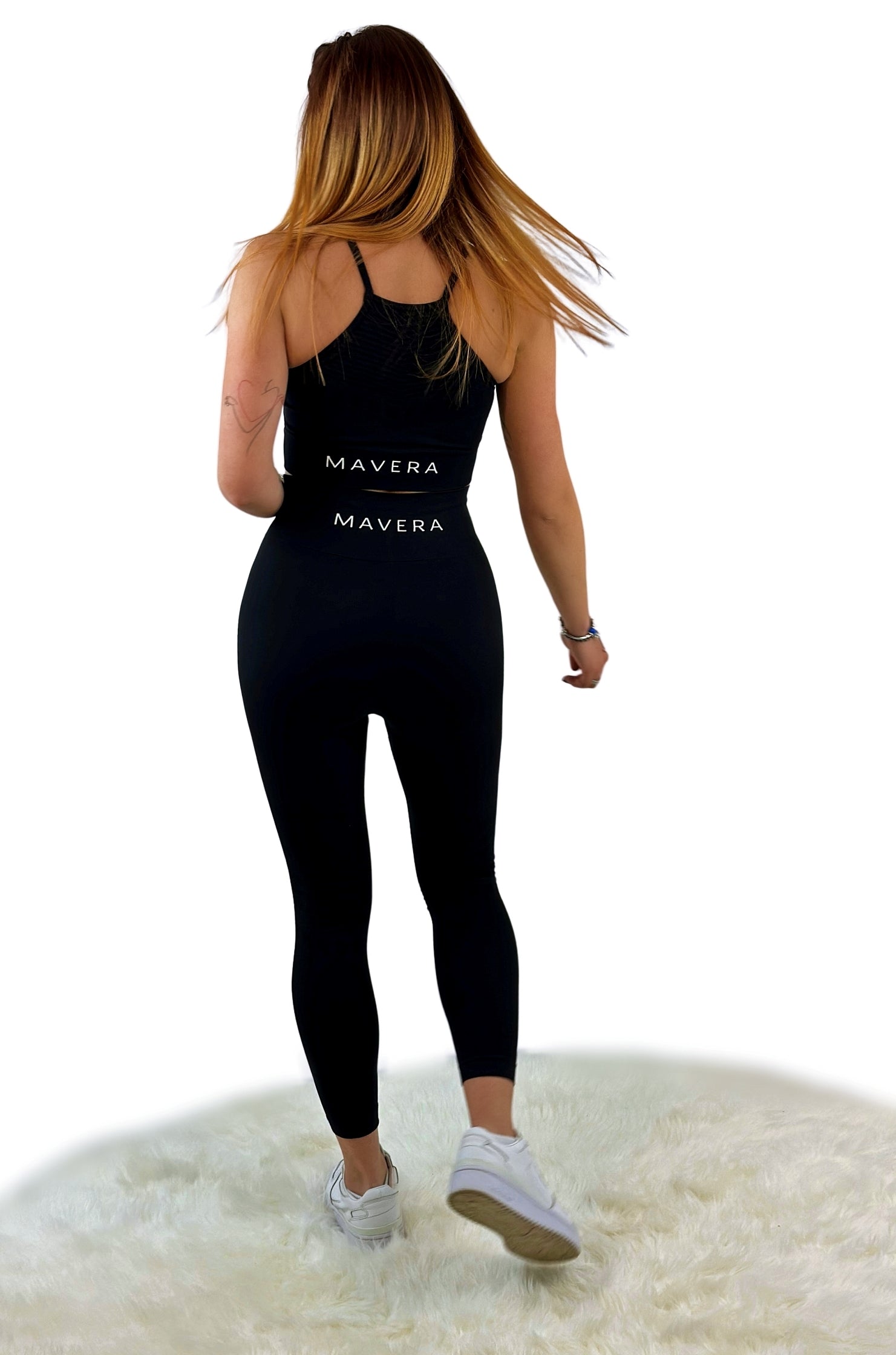 Vice Sport Leggings – Jet Black | Seamless, sculpting activewear for bold performance and everyday style