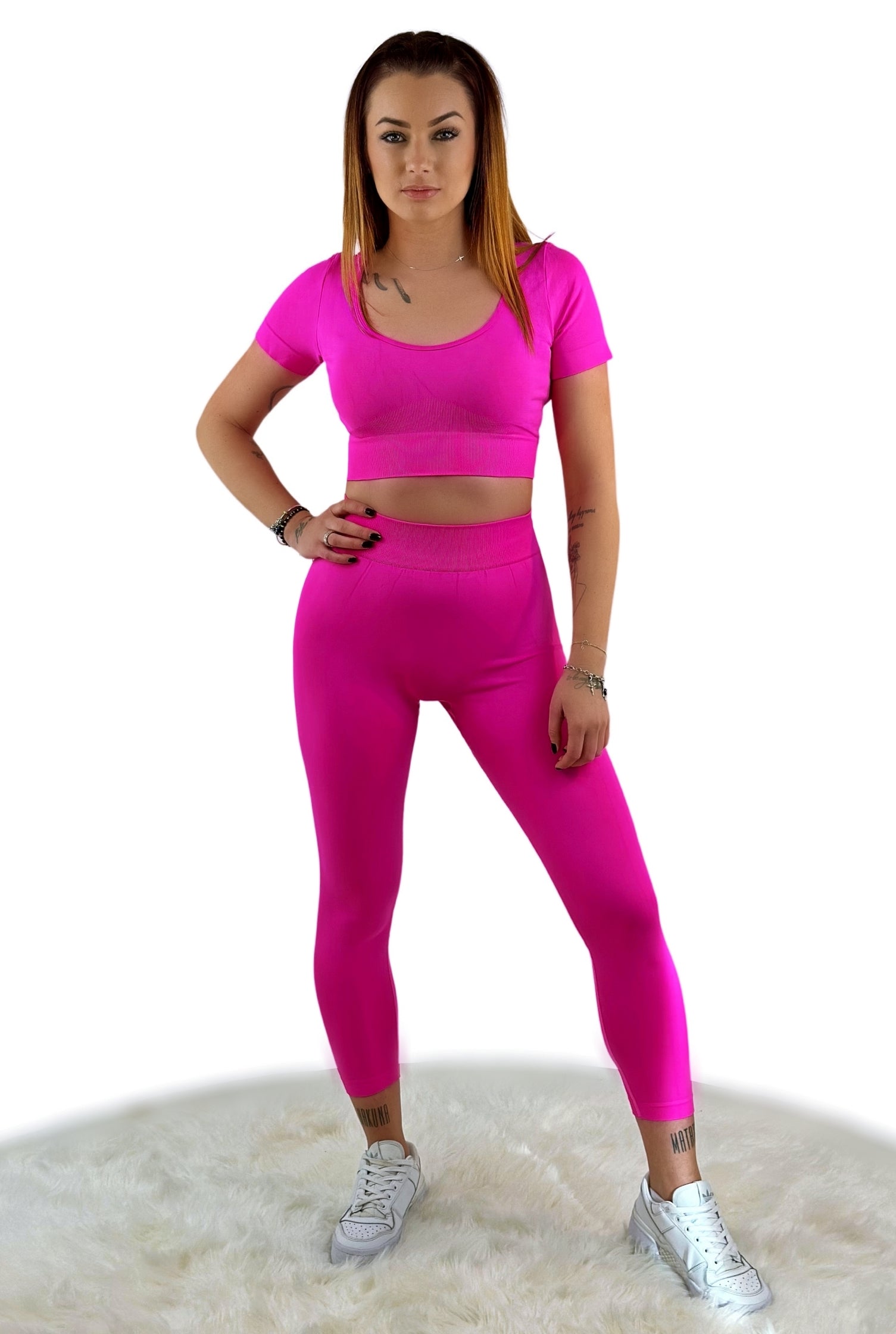Fairy Dust Crop Top - Pink - Formend. Nachhaltig. Für Yoga & Fitness.