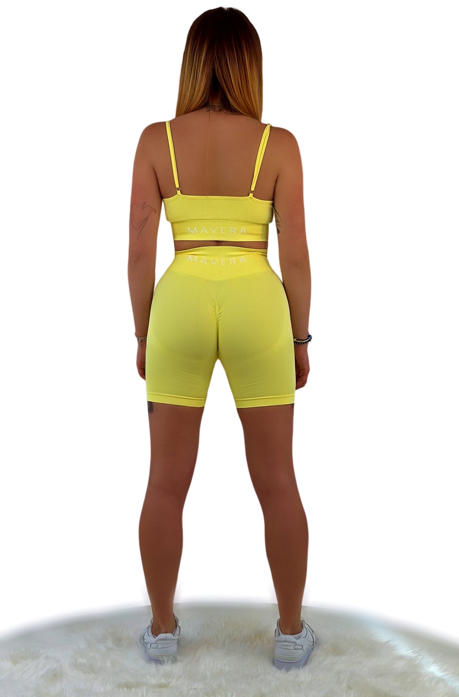 Fairy Dust Activewear Top – Sunshine Yellow | Lightweight, sustainable for yoga &amp; fitness