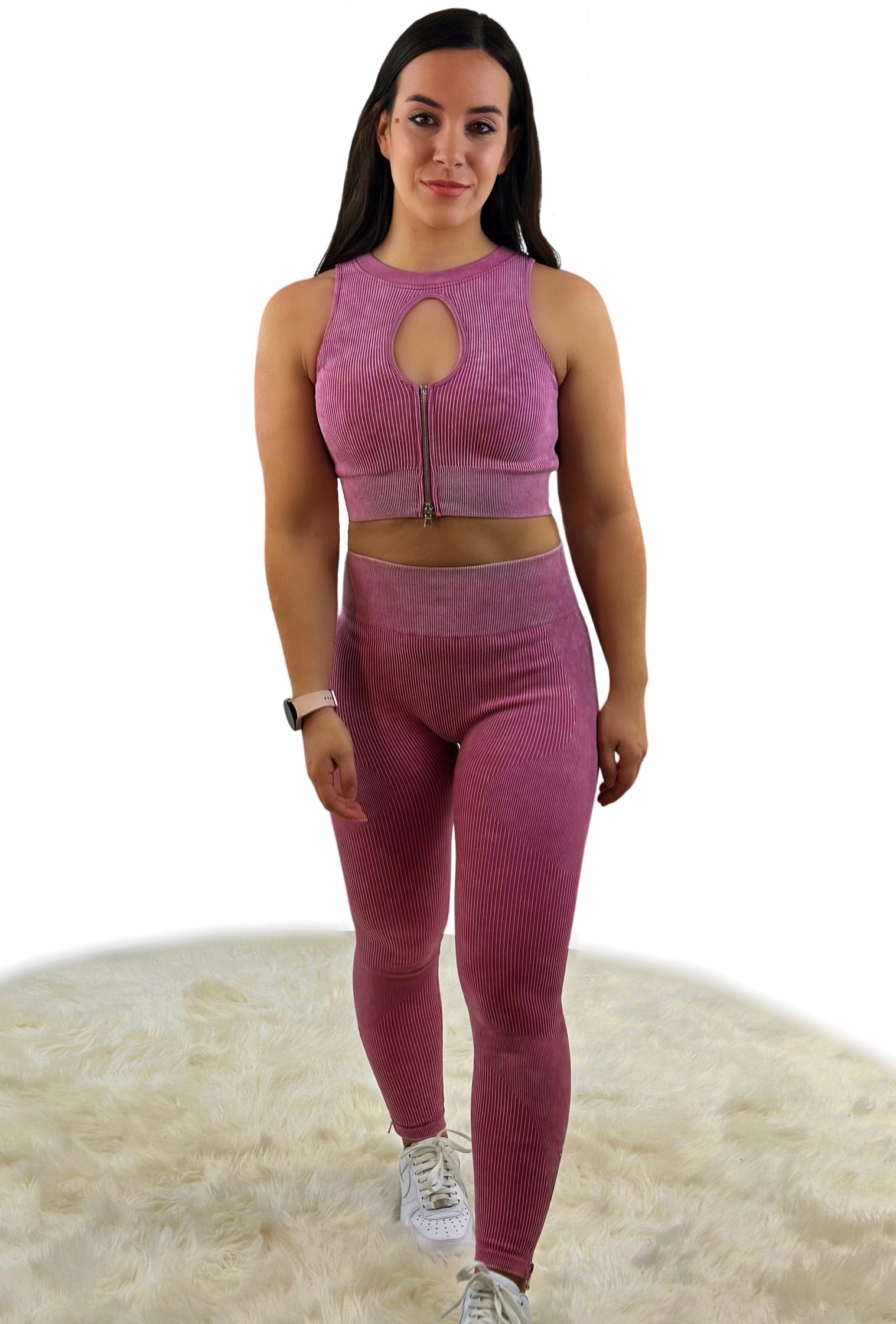 Eminence Activewear Top – Wine Red | Breathable, sustainable fit for yoga and everyday athleisure