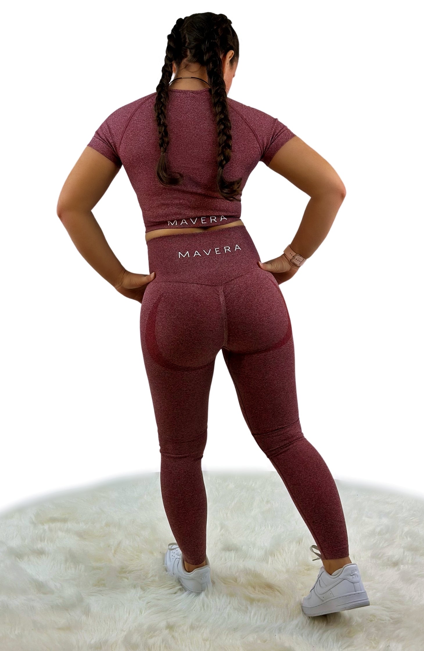 Borealis Wine Red Skinny Slim Legging – Breathable, Sculpting Fit for Yoga &amp; Athleisure