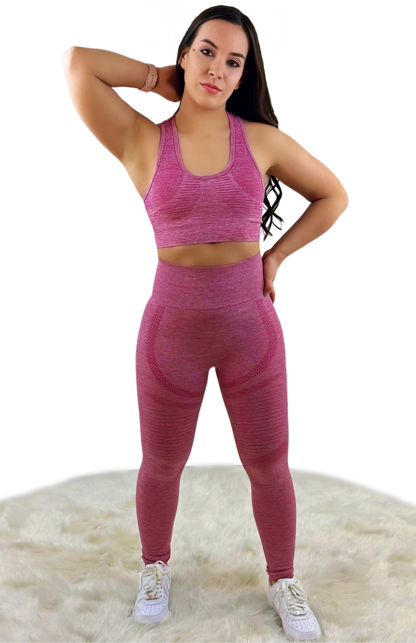 Fananatics Mesh Sport Legging – Wine Red | Breathable, sculpting mesh panel leggings for high-performance &amp; statement style